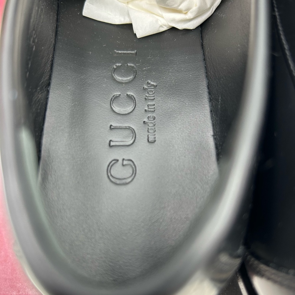 Women's Gucci double G platform, leather loafers size 39 made in Italy - Picture 8 of 10